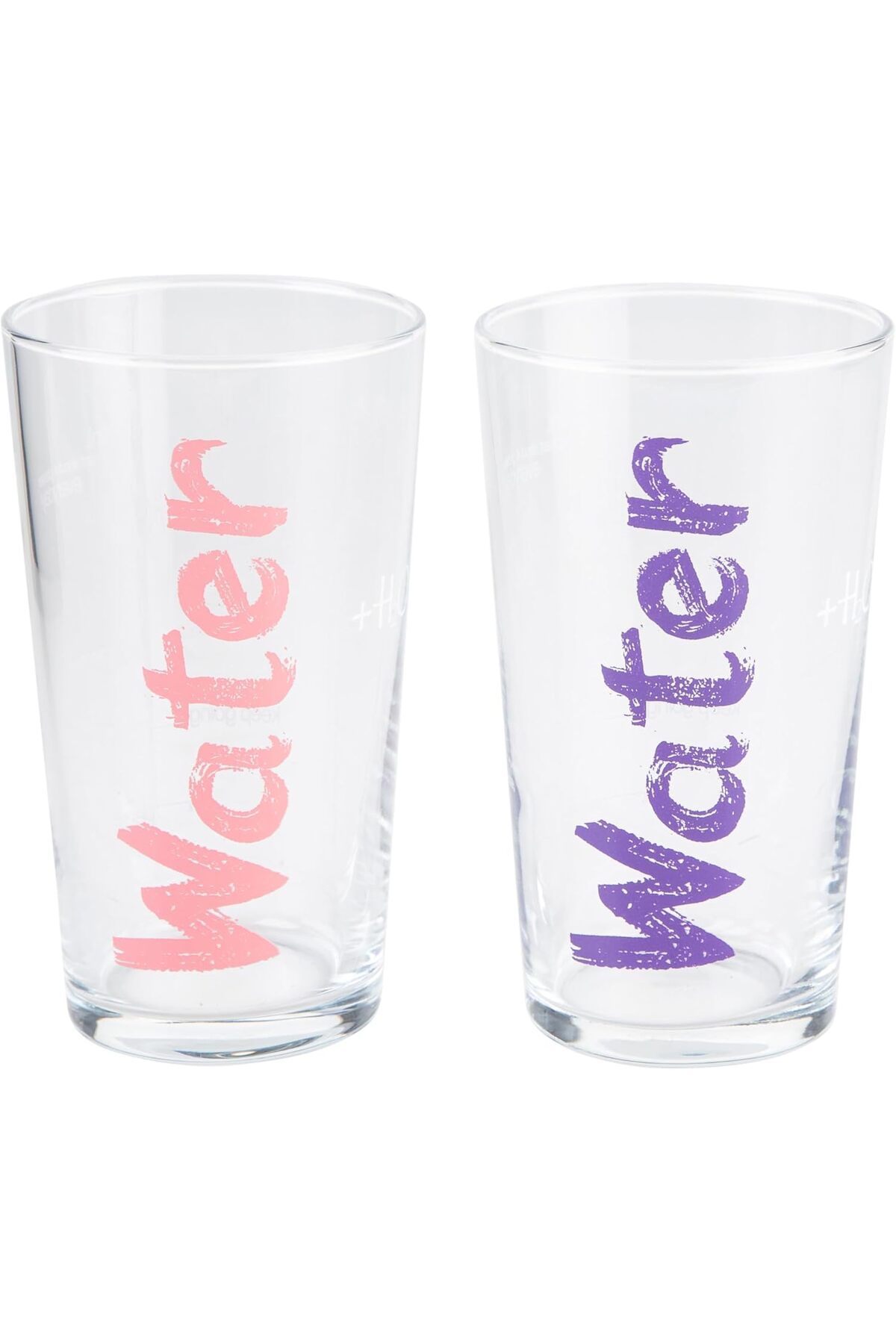 STOREMAX ELZ Concept Water Bardak 570 ml 2'li Set Pembe & Mor FRNTR 1127478
