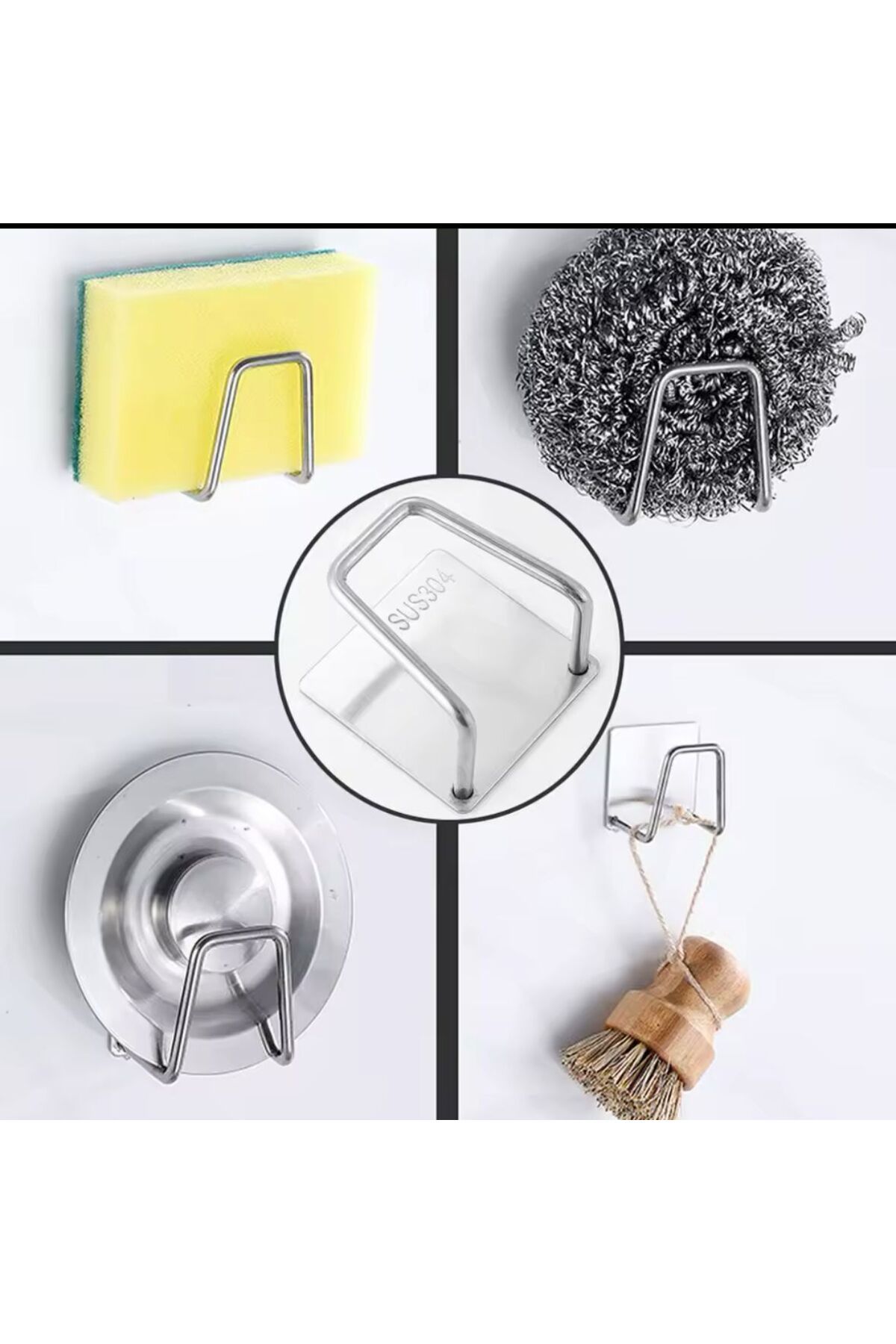 kuzenler store Kendinden Yapışkanlı Çelik Drenaj Askısı