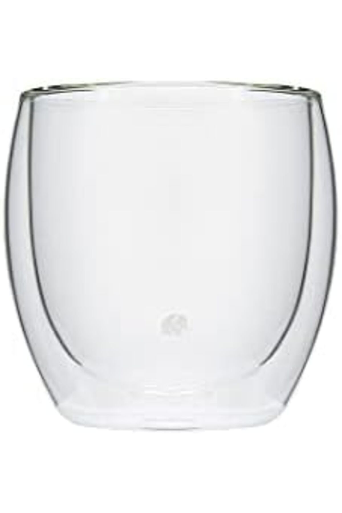 Mu Art Ahşap Double Wall Çift Cidarlı 2'li Oval Bardak - 250 ml Art 871301