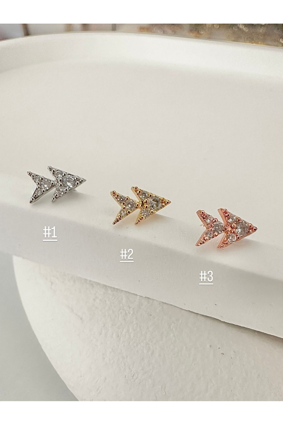 My Bellas Jewels Cerrahi Çelik 1 Adet Tragus Piercing, Helix, Flat, Conch, Lobe