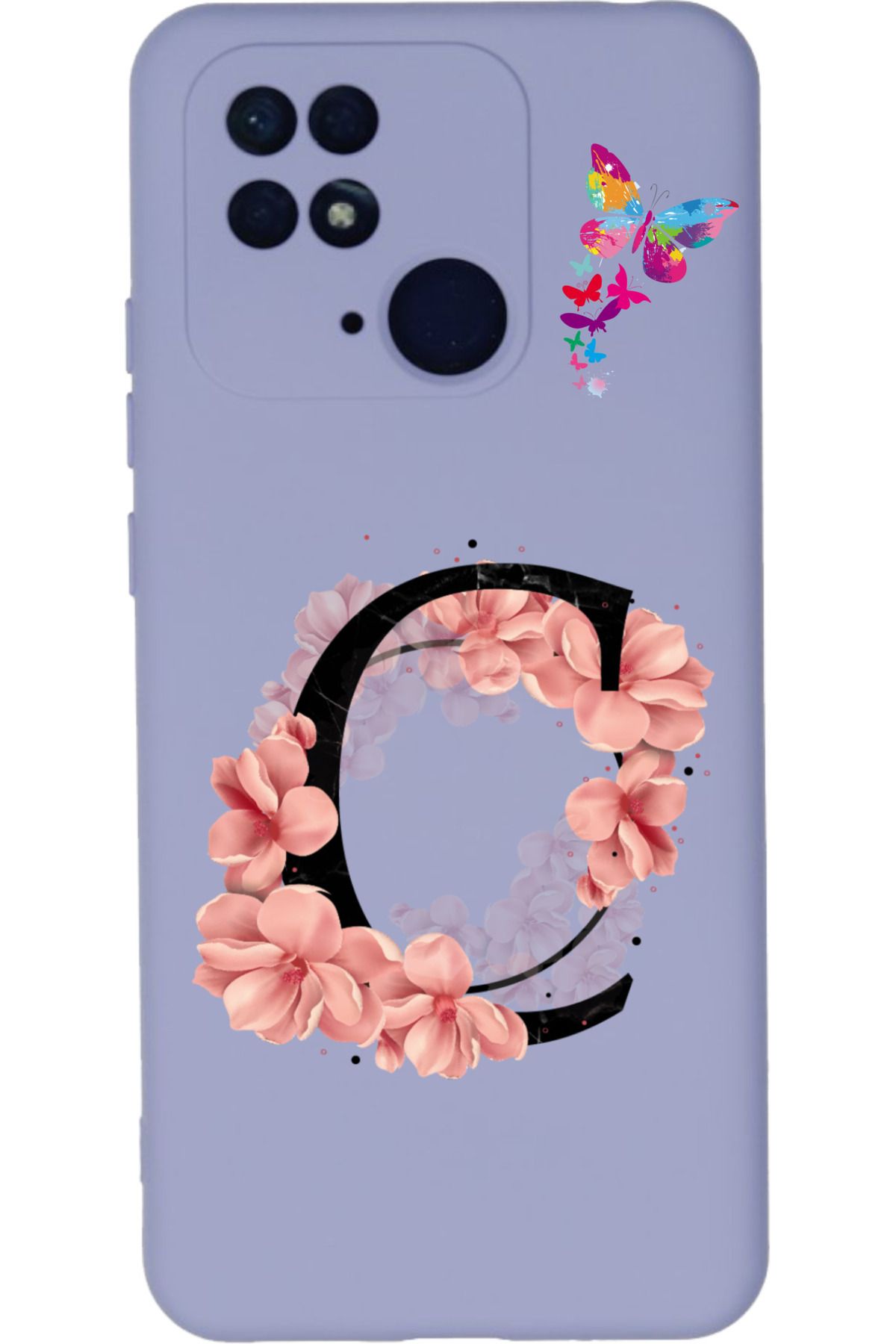 Rotaks Xiaomi Redmi Note 10c Uyumlu Kılıf Silikon Esnek Soft ve Pürüzsüz İsme Özel Baskılı