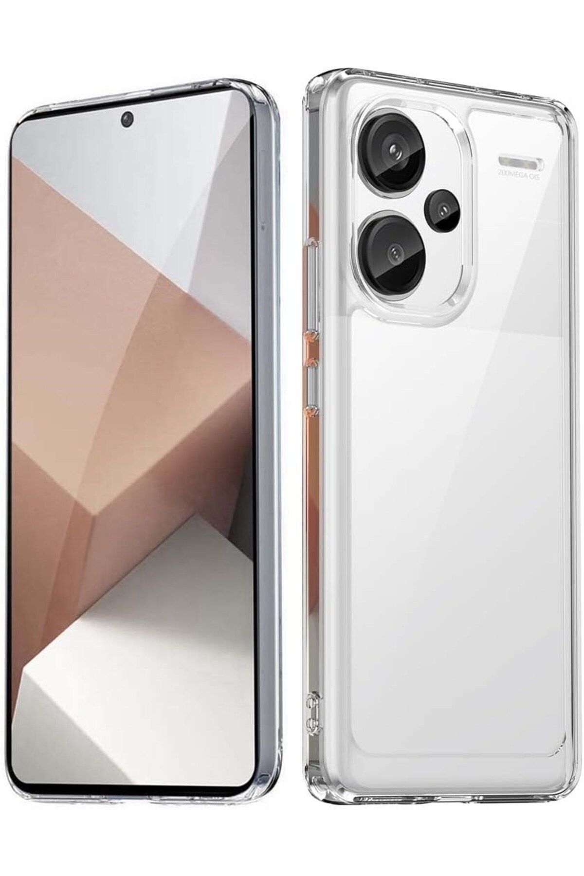 Logis Redmi Note 12 Pro Plus Kılıf Süper Silikon Şeffaf