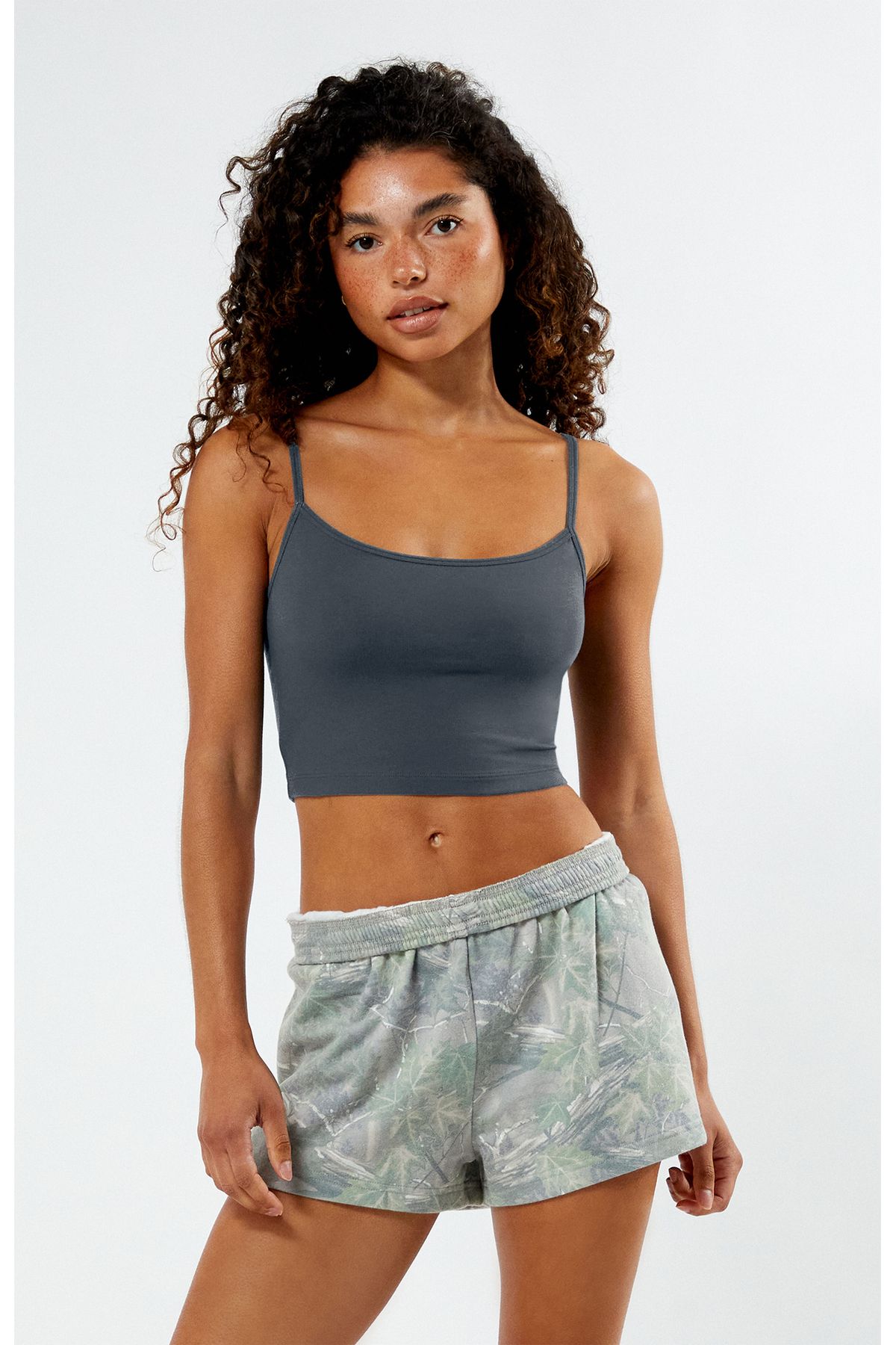 ÖZGESTORE Kadın İp Askılı Crop Top