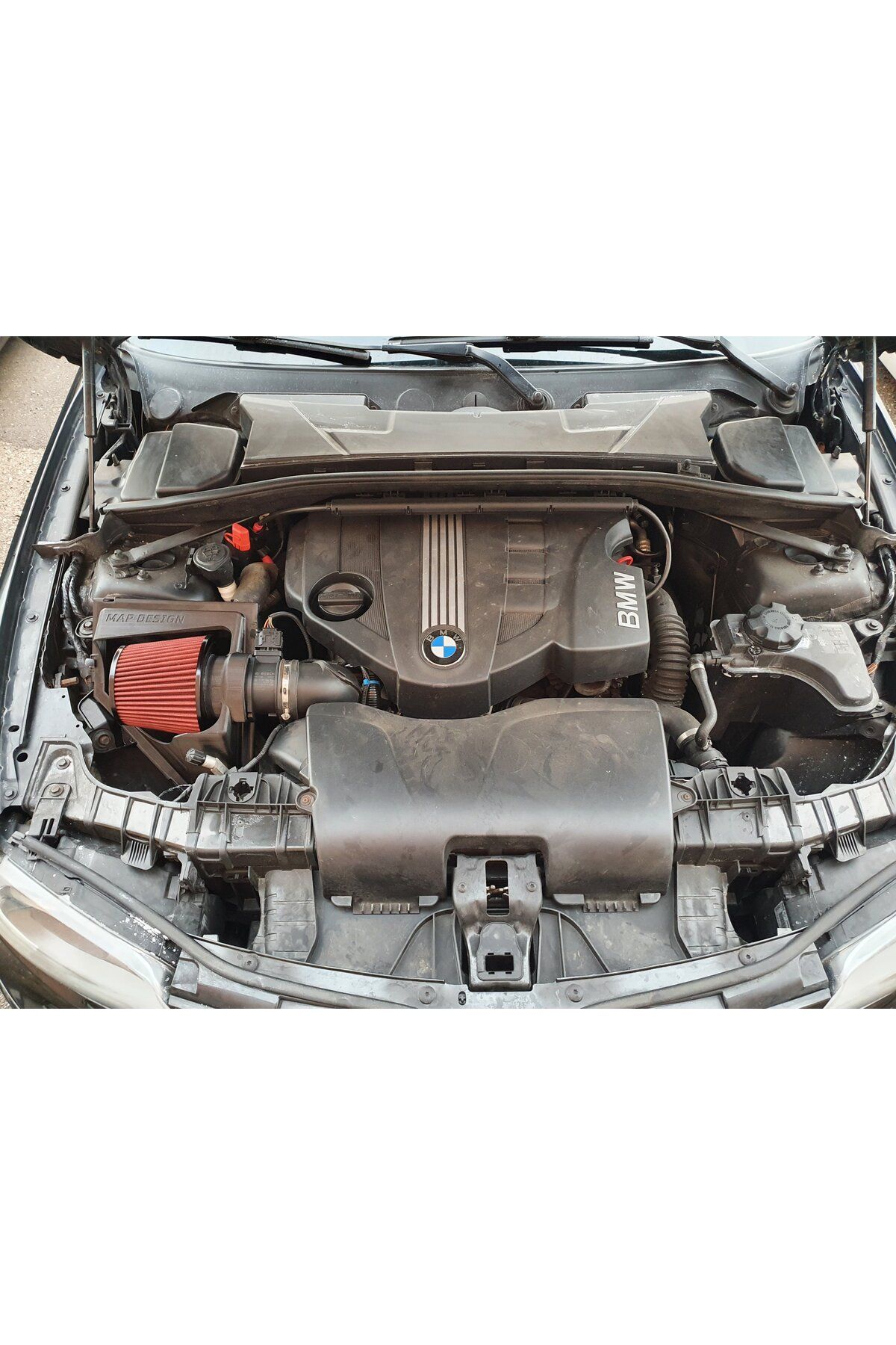 Lucest BMW E87 118D Hava Filtresi Yükseltme (Plastik Aparattır!!!)