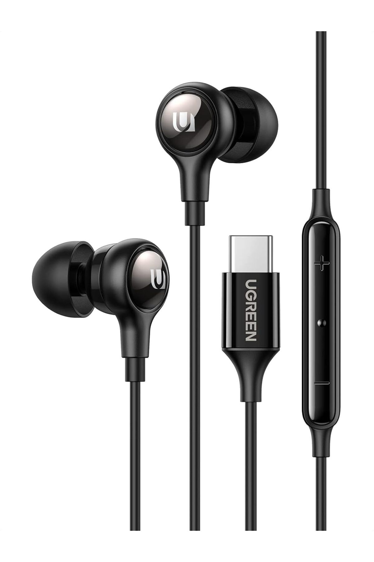 Ugreen-UGREEN Wired USB-C Earphones with Microphone for iPhone 15 Series, Samsung S23/S22 Series, Redmi Not 1