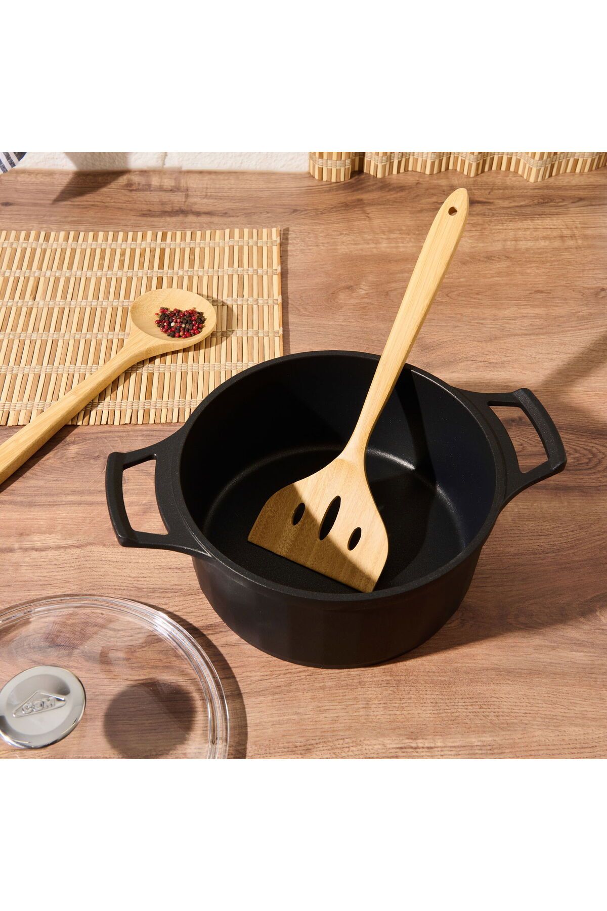 MATMEL Fusilli Servis Kaşığı - Kahverengi