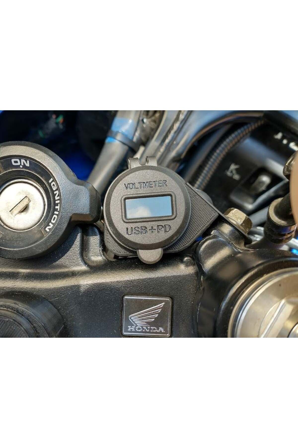 Lucest Honda VTR1000F 12V - USB Braketi (Plastik Aparattır!!!)