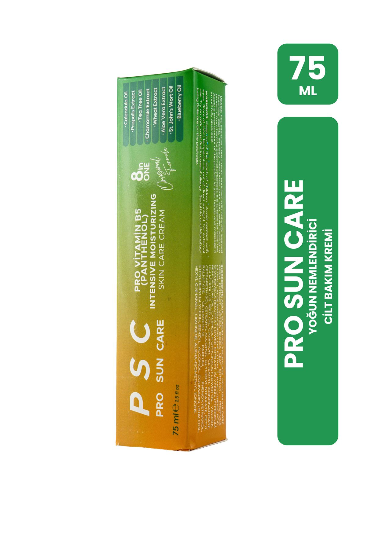 HCK NATURAL PSC 75 ml Pro Sun Care Yoğun Nemlendirici Cilt Bakım Kremi