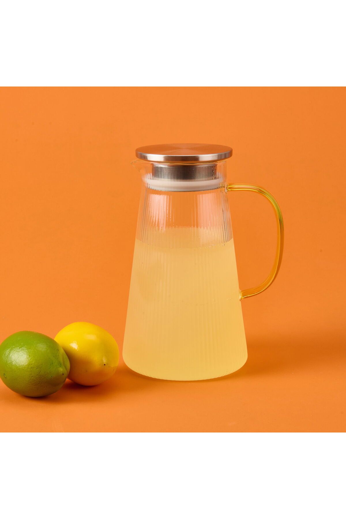 MATMEL Borosilikat Cam Sürahi - Şeffaf - 1500 ml