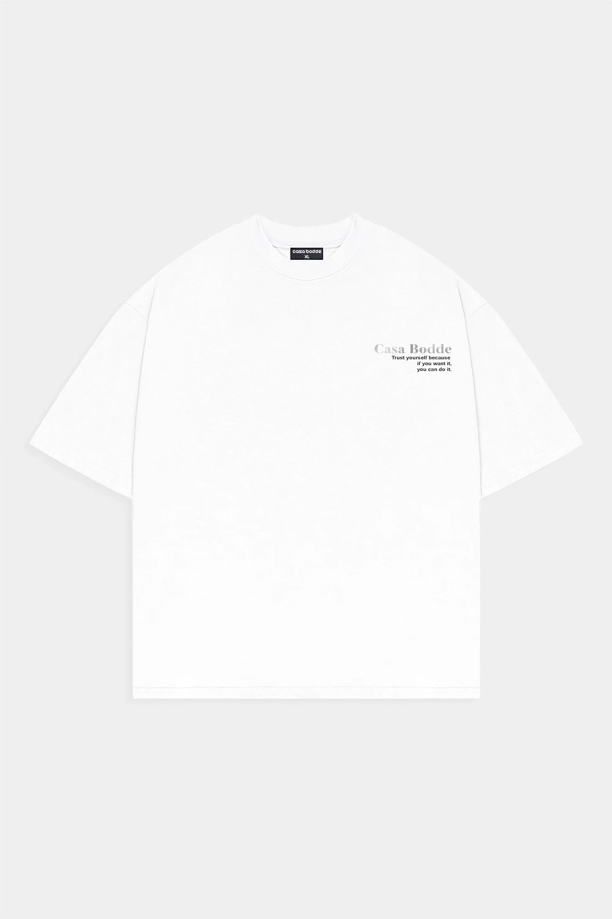 Casa Bodde Reflektör Baskılı Basic Unisex Tişört