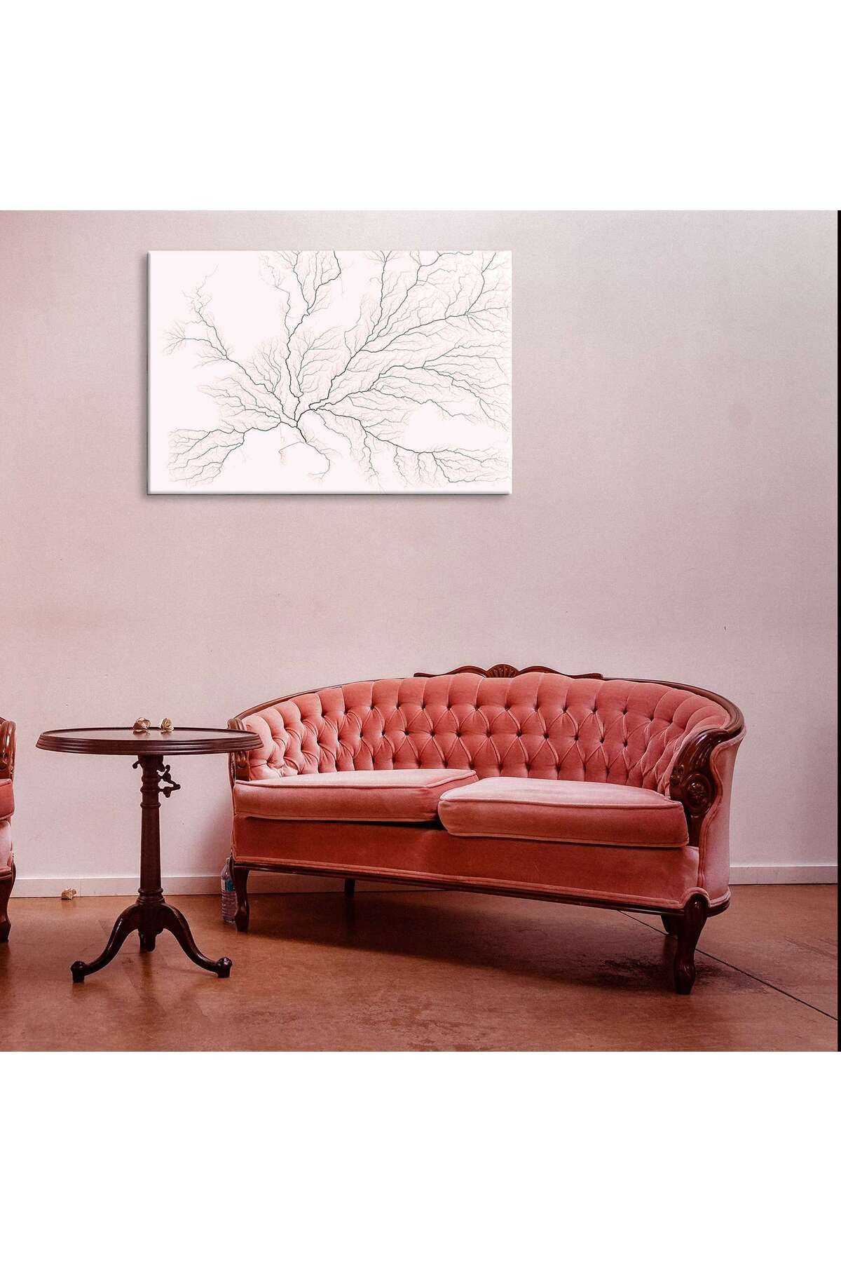 startonight-DualView Startonight Picture Tree Pink Map Road to Rome, glows in the dark, 60 x 90 cm 3
