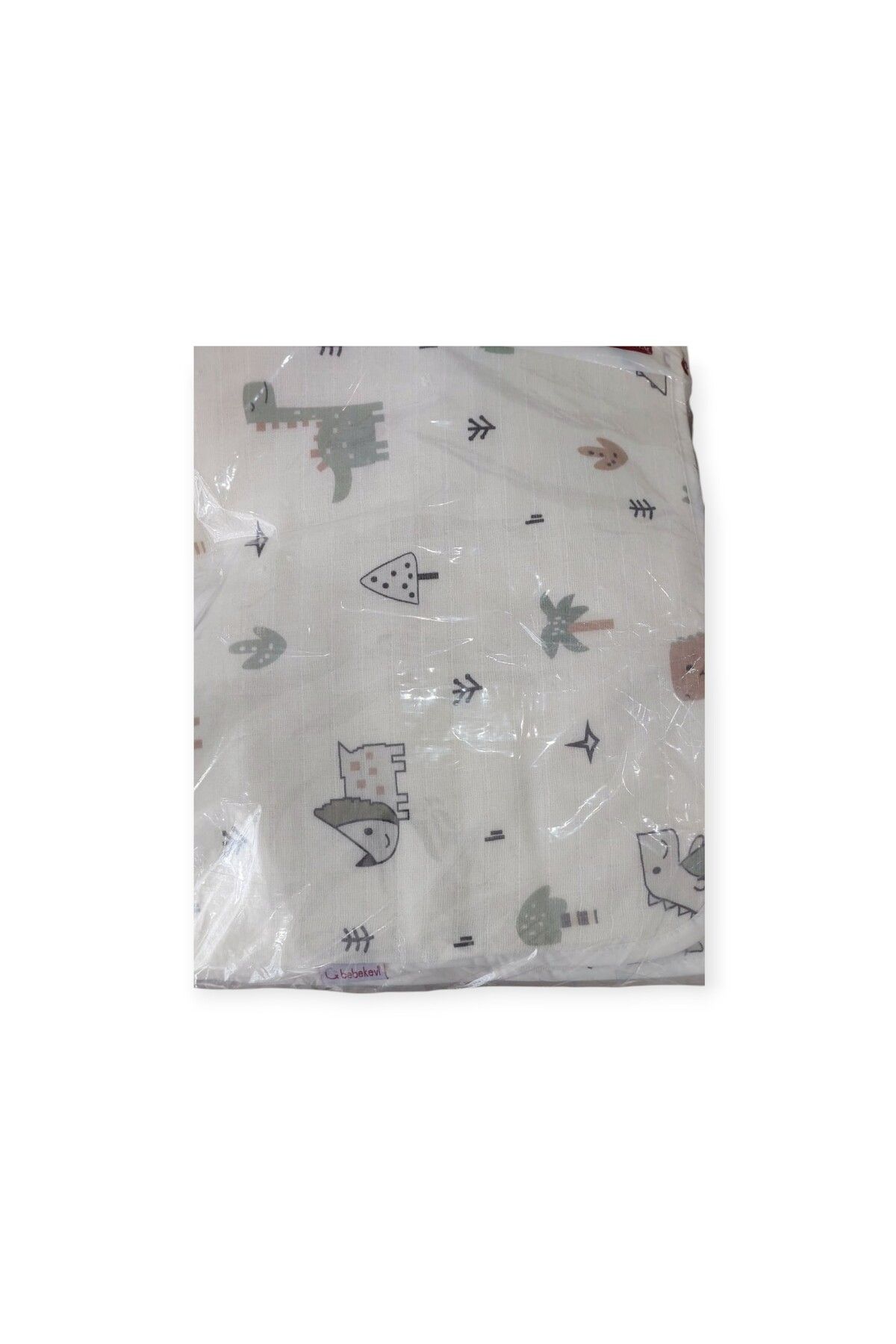 Bebekevi BEVİ 1040 MÜSLİN KAPŞONLU 2Lİ SİLGİ 75x75 cm