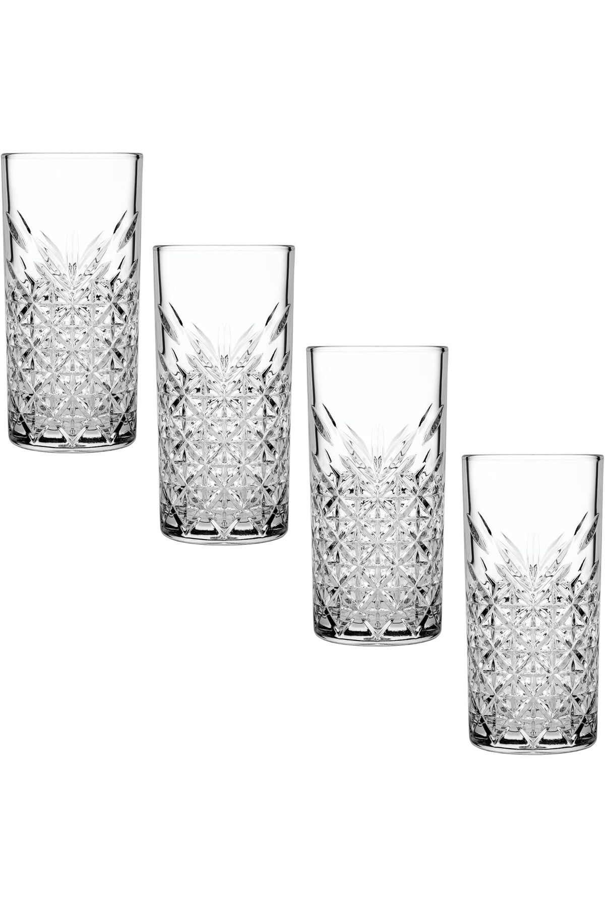 Mu Art Ahşap 52800G00 Timeless Meşrubat Bardağı, 450 Cc