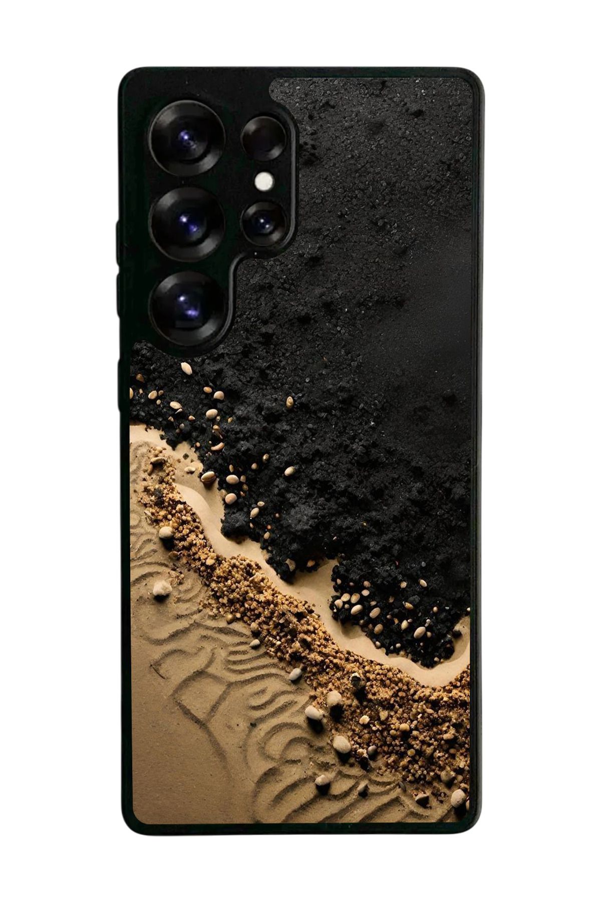 BGAKSESUAR Samsung Galaxy S25 Ultra Uyumlu Siyah Kılıf – Yumuşak Silikon, Koruyucu, Şok Emici Kapak
