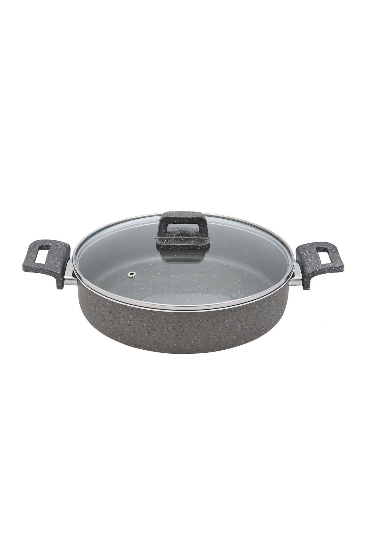 ASPARTAM Granit Karnıyarık Tenceresi - Gri - 28 cm