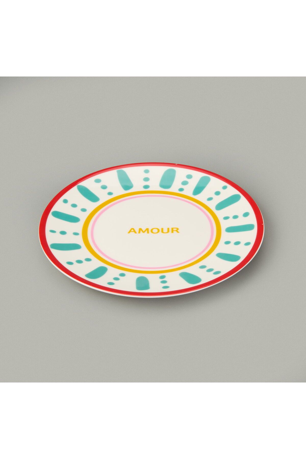 MATMEL Amour Servis Tabağı - Renkli - 25 cm