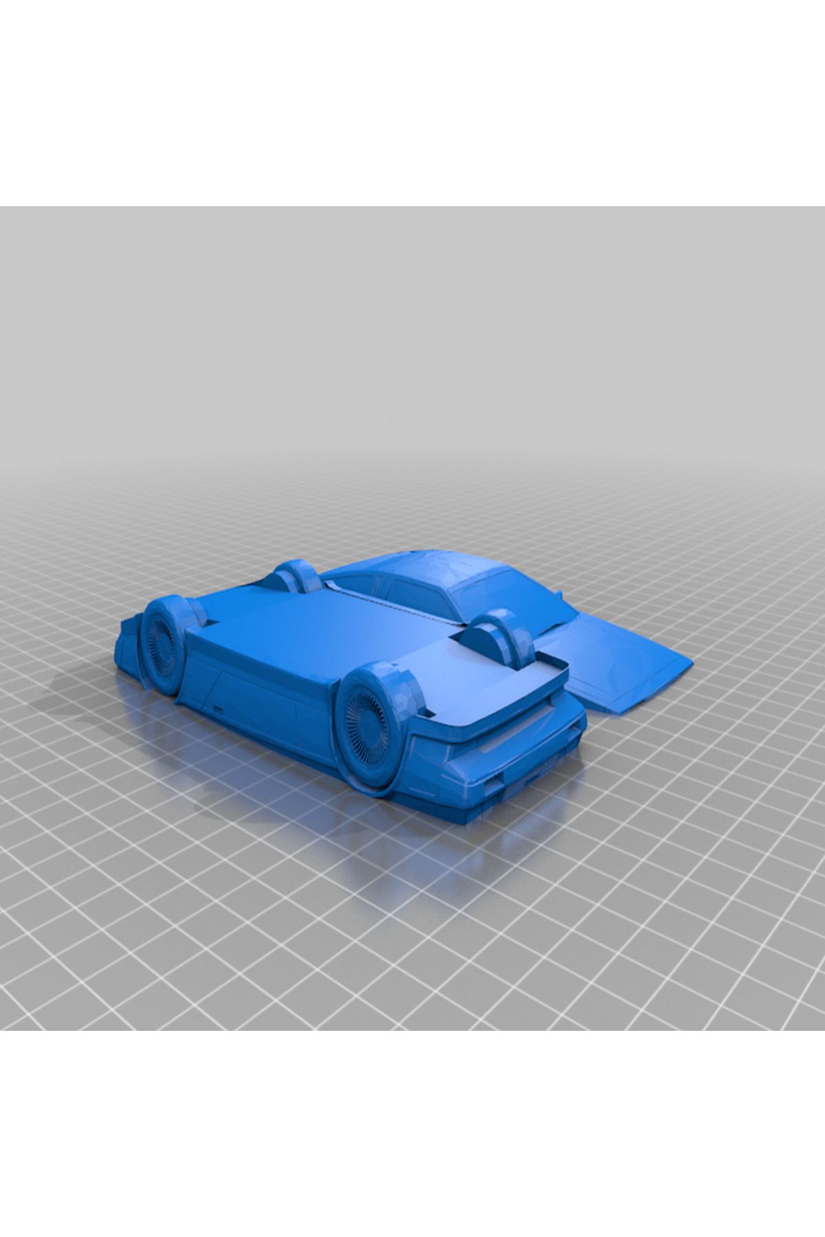 Lucest Delorean DMC-12 (2 parça) (Plastik Aparattır!!!)