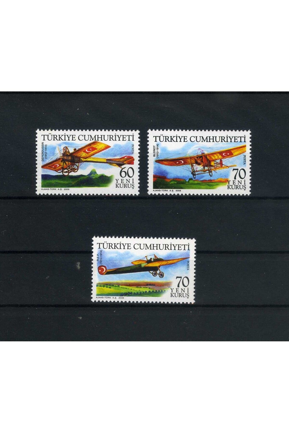 Jupiter Stamps Koleksiyon Pulları,uçaklar Konulu Pul Serisi,2006