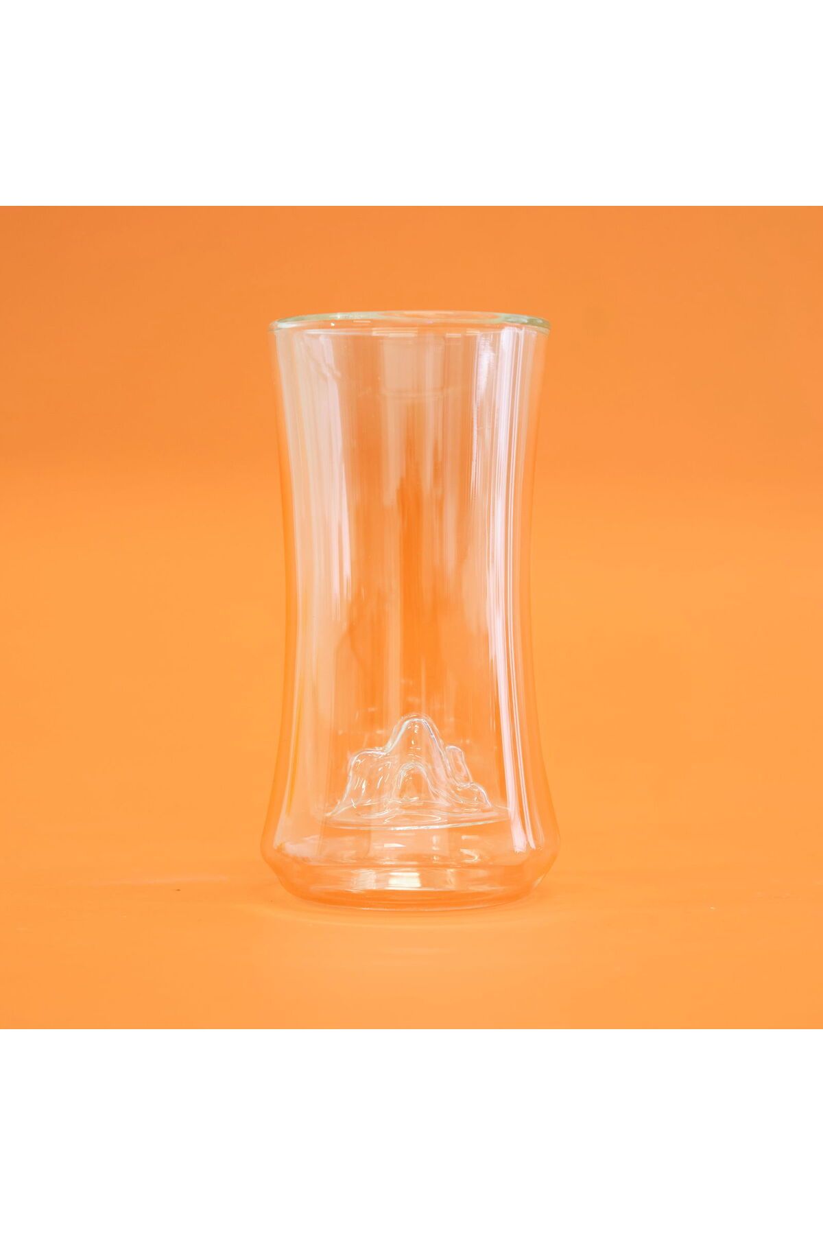 MATMEL Çift Cidarlı Figürlü Meşrubat Bardağı - Şeffaf - 300 ml