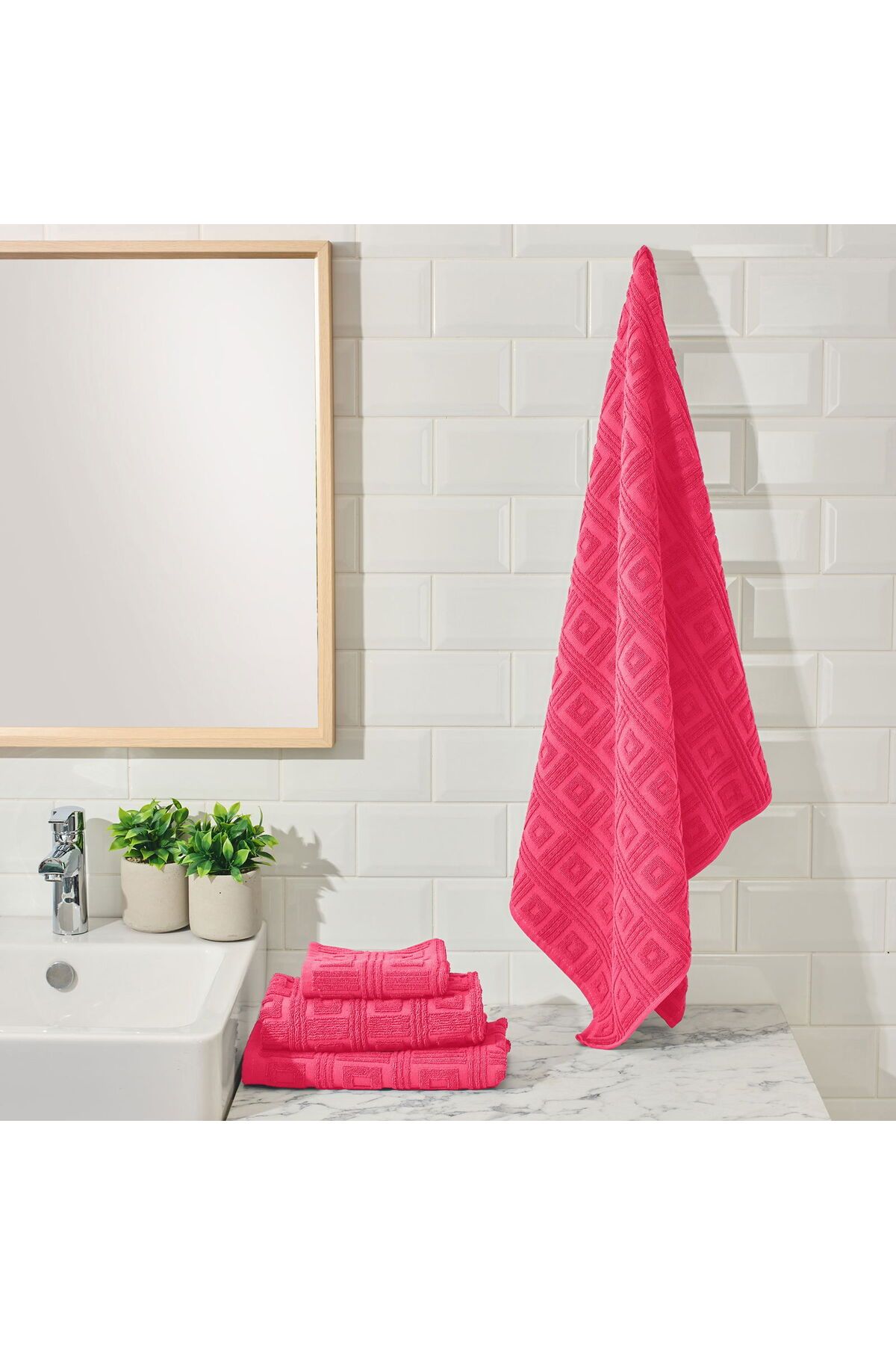 MATMEL Kybele Banyo Havlusu - Fuşya - 70x140 cm