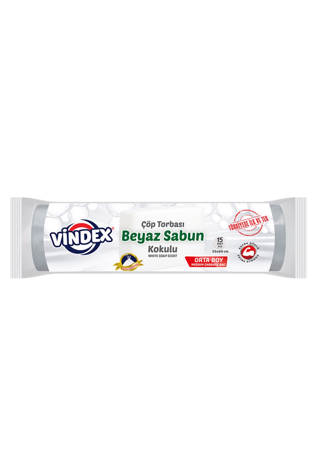 Vindex Saci Menajeri Pentru Gunoi, 55 X 60 Cm, 30 L, 15 Buc - One Size