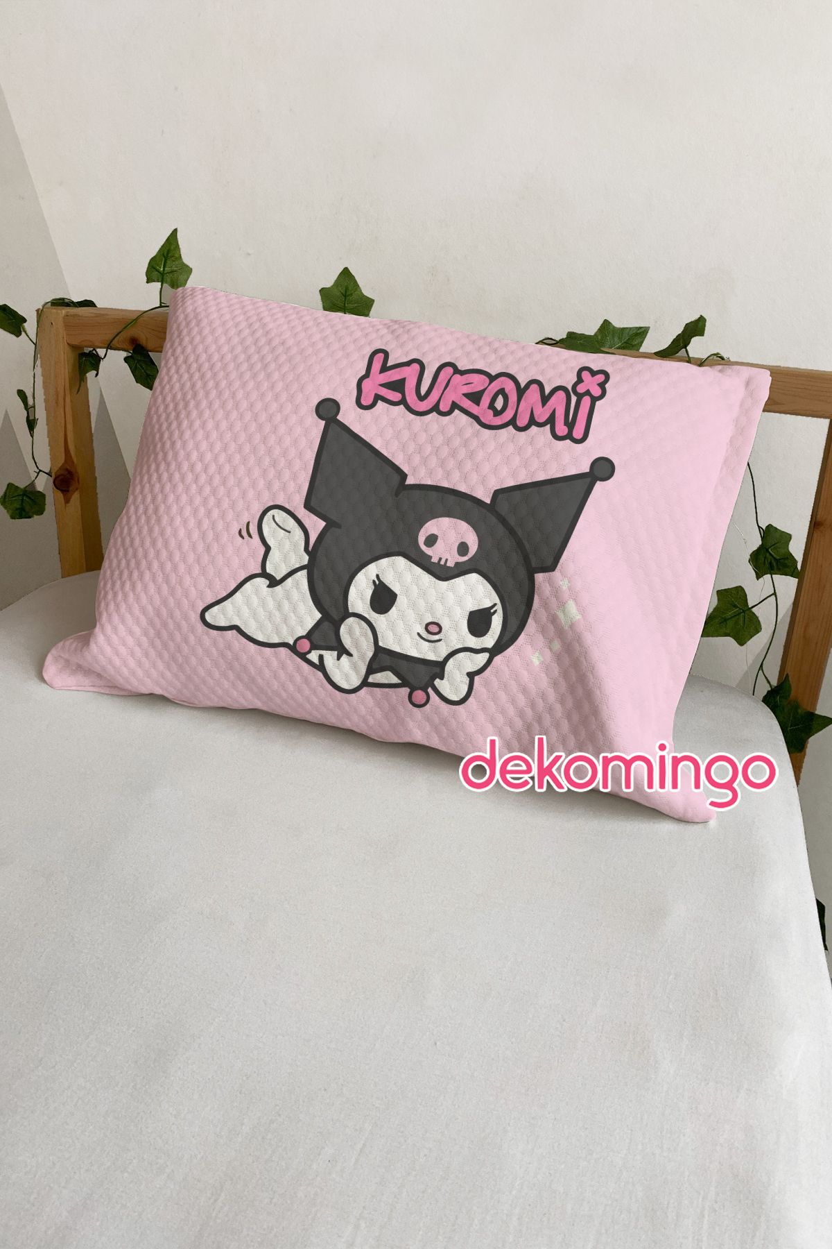 dekomingo KUROMİ PEMBE 2 ADET YASTIK KILIFI