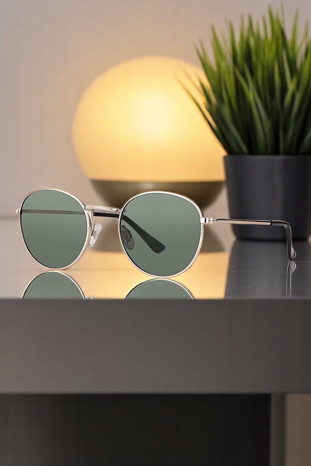 Daniel Klein %100 Polarize UV400 Korumalı Gold Renk Orijinal Damla Unisex Güneş Gözlüğü DKG6263C2