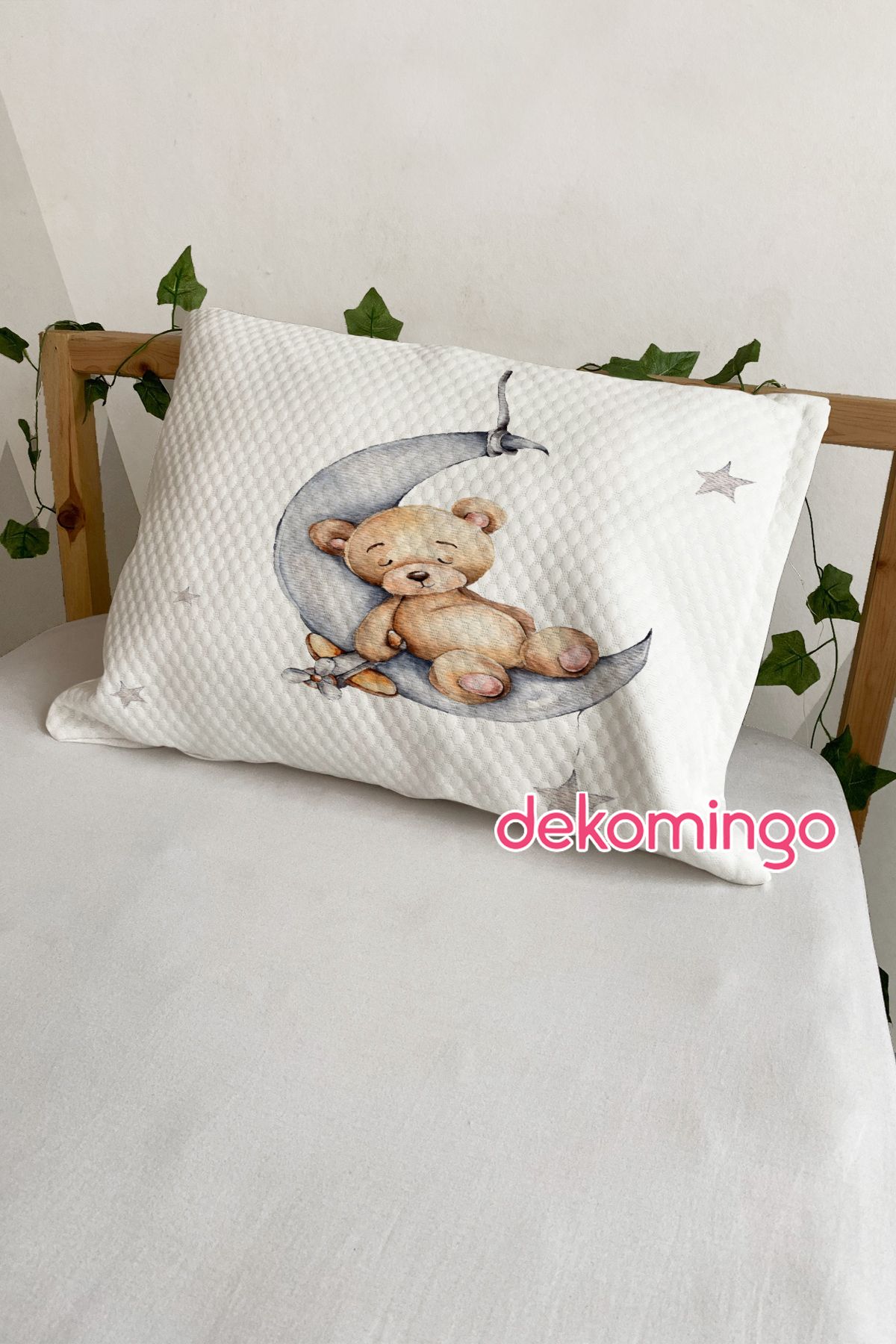dekomingo AYDA UYUYAN AYI 2 ADET YASTIK KILIFI