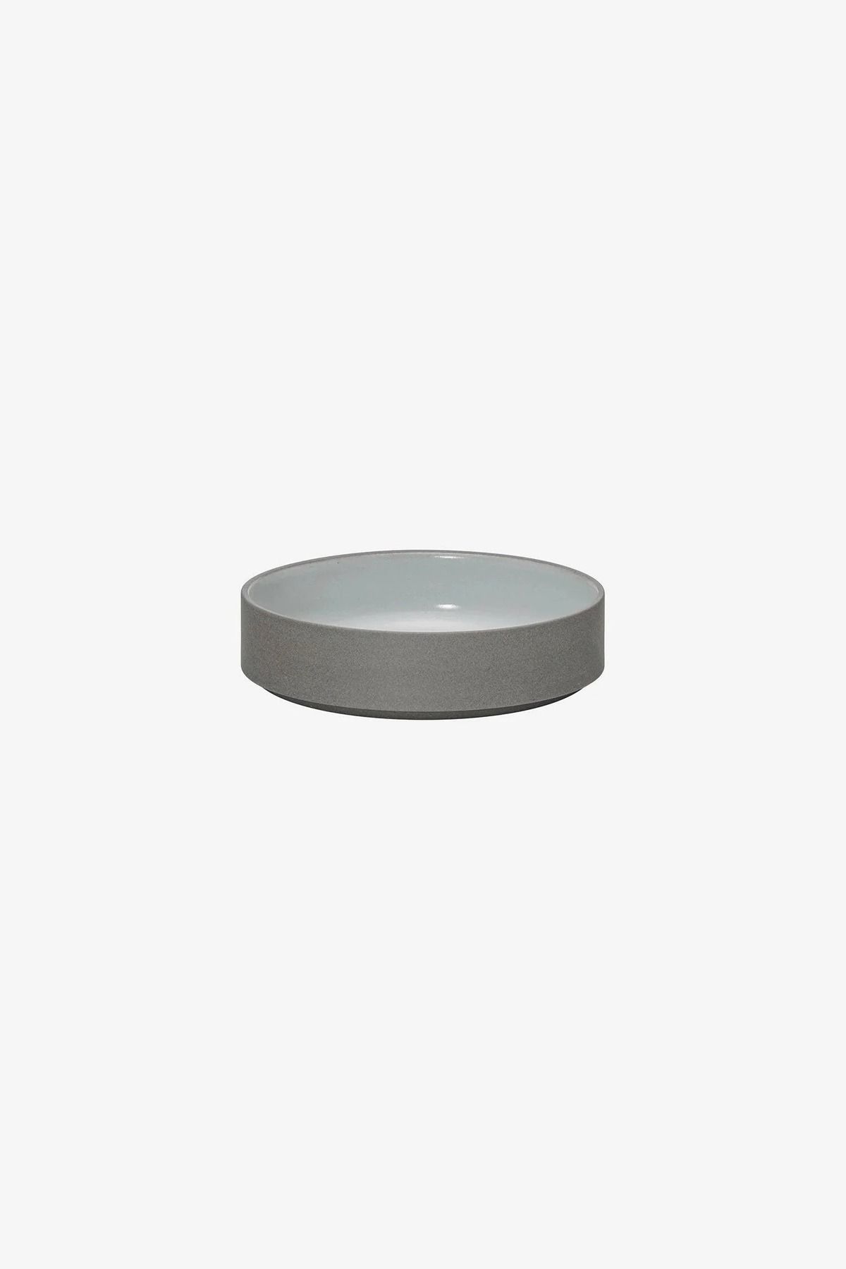 HASAMI PORCELAIN HAW108 Bowl Ash White İnce Profil Hasami Seramik Kase Grey Collection 145×37 mm