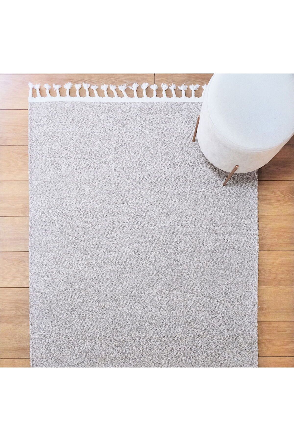 ASPARTAM Bej Bukle Shaggy - Bej - 155x230 cm