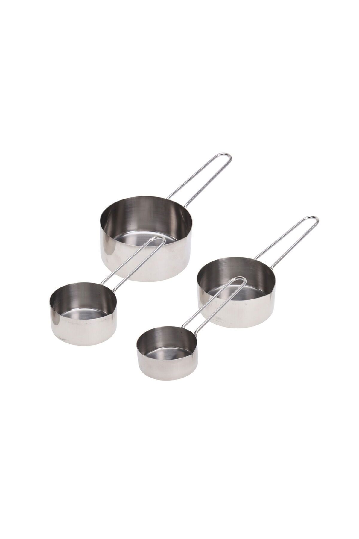 ASPARTAM Houseware Paslanmaz Çelik 4 Parça Sütlük Seti - Inox