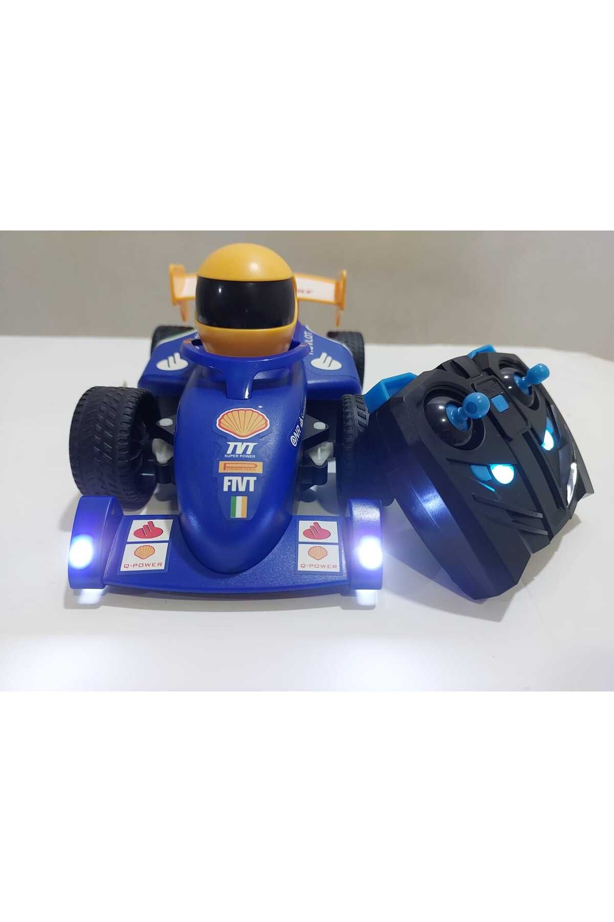 AYFİLEM şarjlı full fonksiyon ışıklı uzaktan kumandalı yarış arabaları battle bounce car