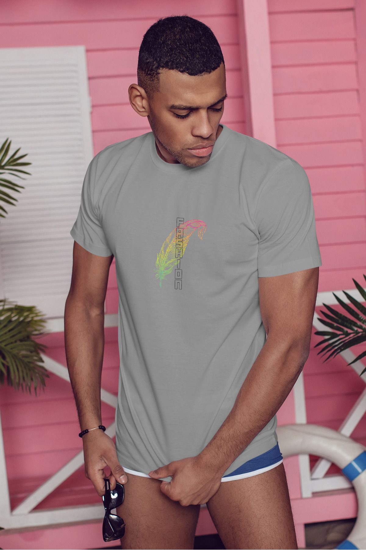 Decrift Fashion %100 Pamuk Erkek T-Shirt