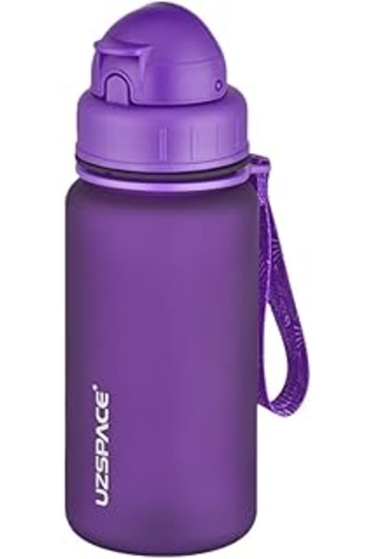 Mu Art Ahşap Uzspace 3024 Mor Tritan 400 ml Su Matarası Suluk