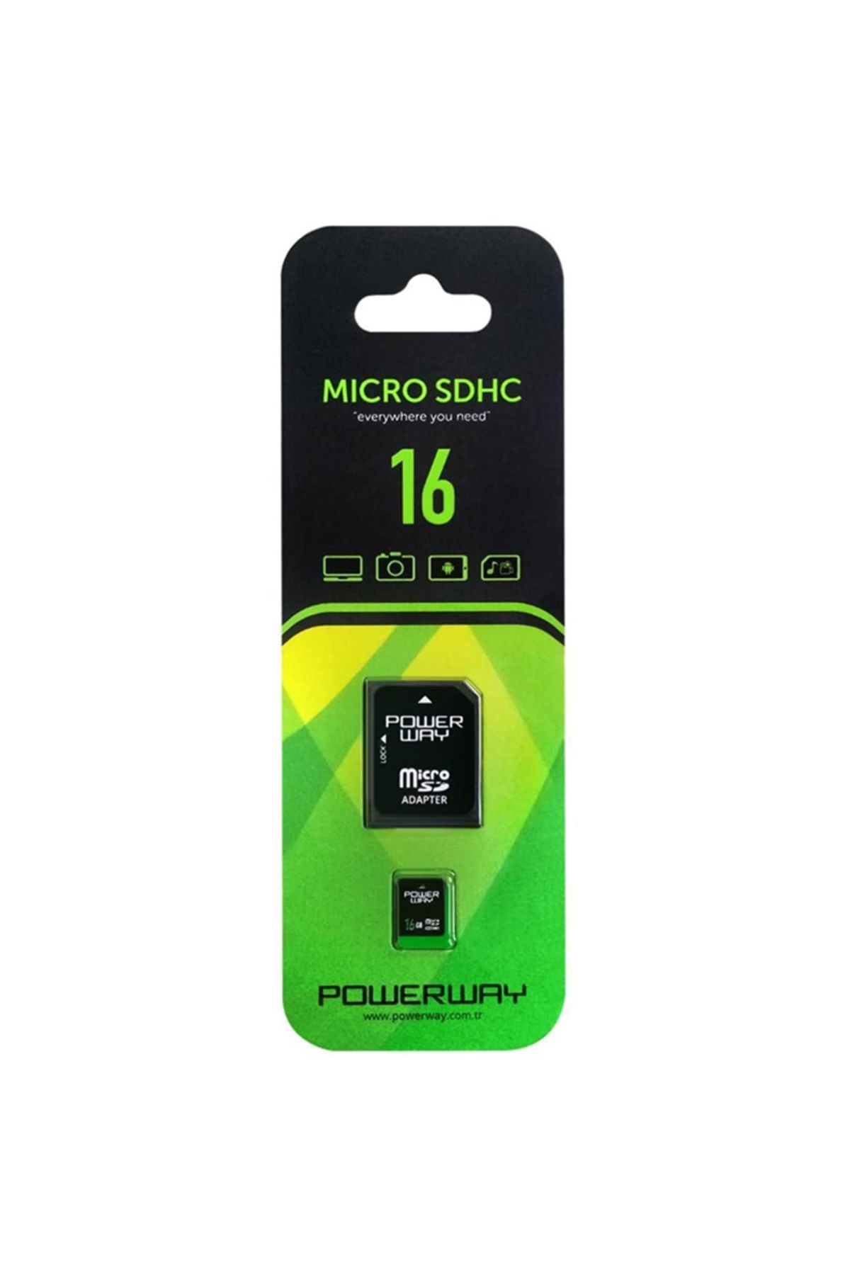 Vemora POWERWAY PWR-16 16 GB MICRO SD UYUMLU HAFIZA KARTI (5166)