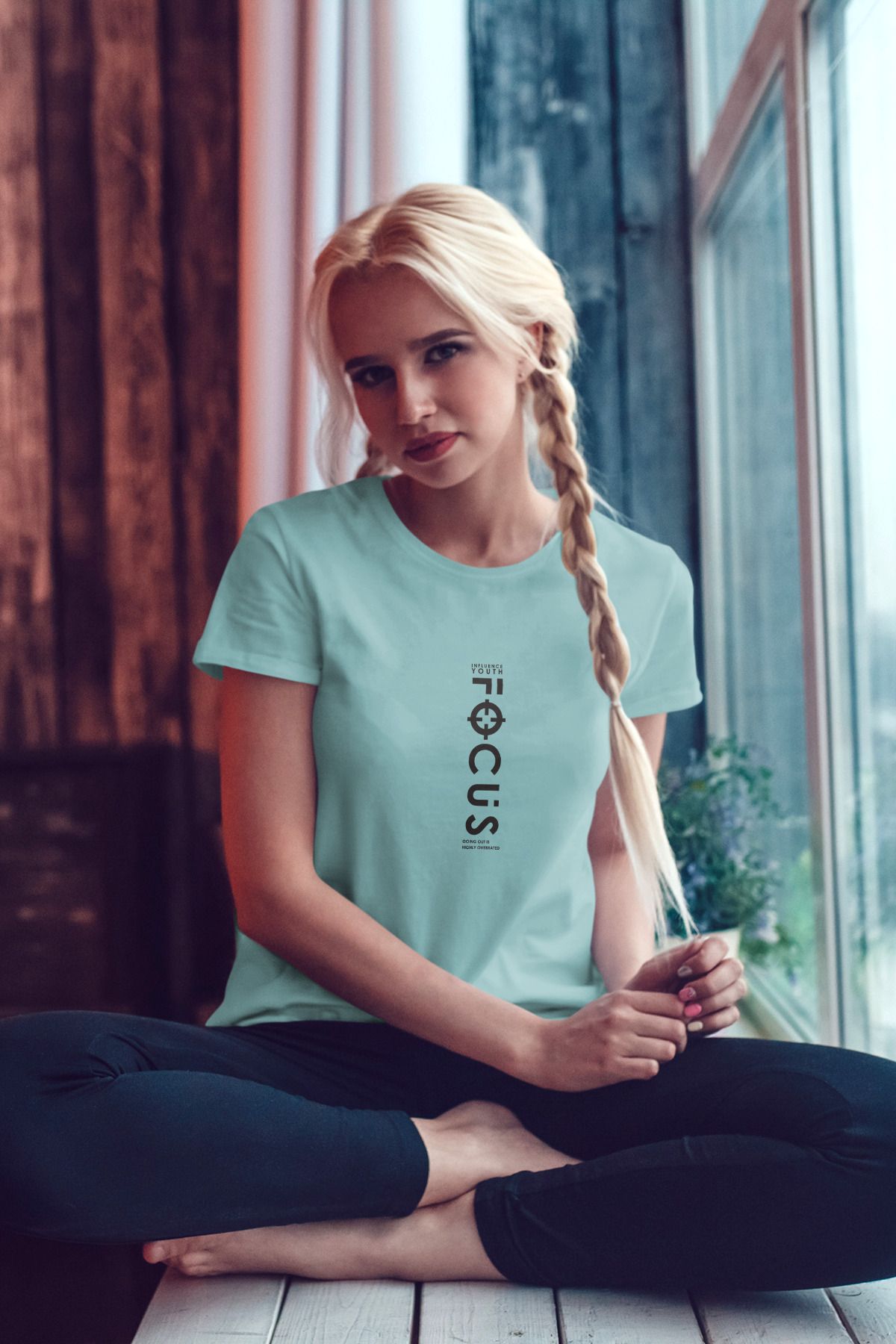 Decrift Focus %100 Pamuk Kadın T-Shirt