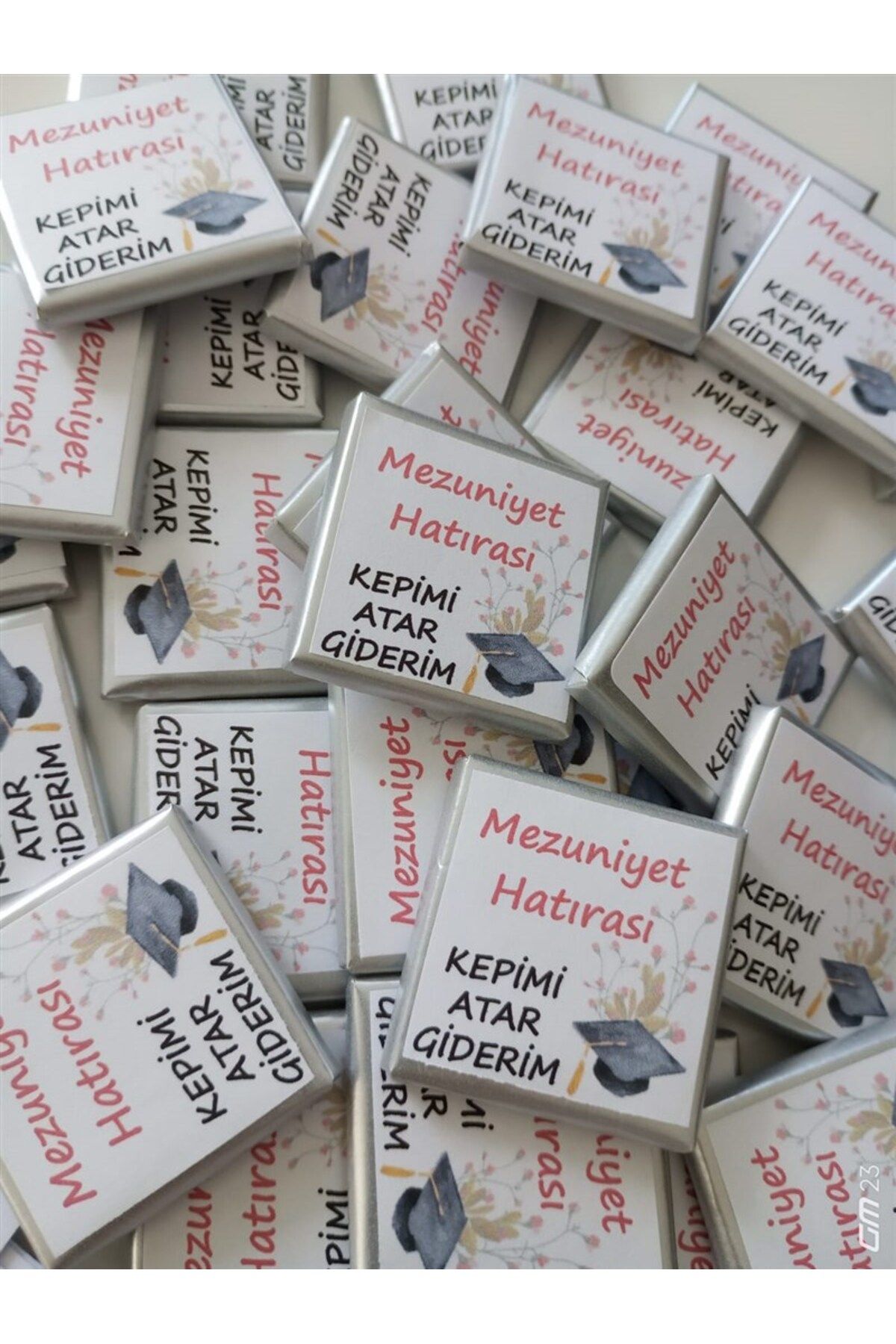 hediyece FARKLI AVM Mezuniyet Çikolatası Lise Mezuniyet Çikolatası Üniversite Mezuniyet Çikolatası (25 ADET)