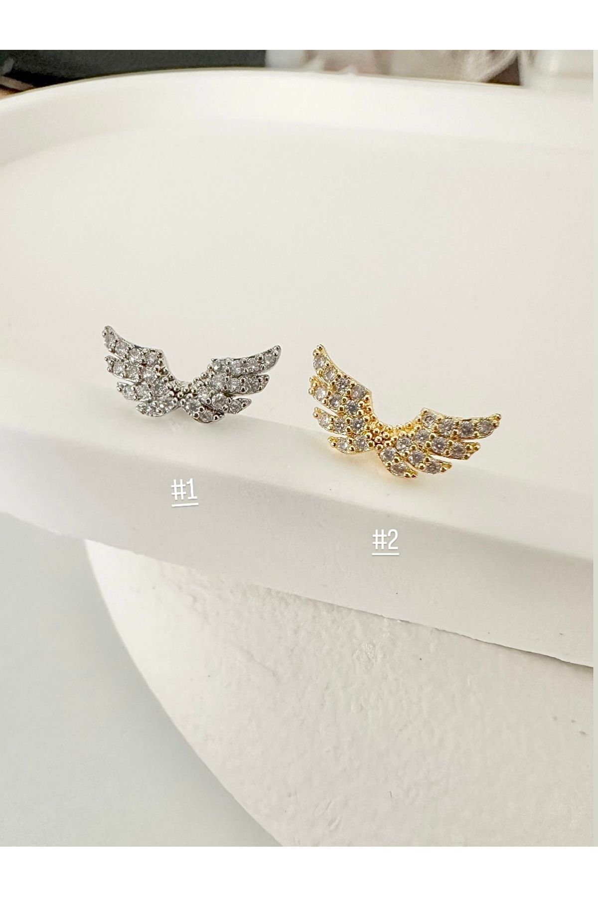 My Bellas Jewels Cerrahi Çelik Tragus Piercing, Helix, Flat, Conch, Lobe (1 Adet)