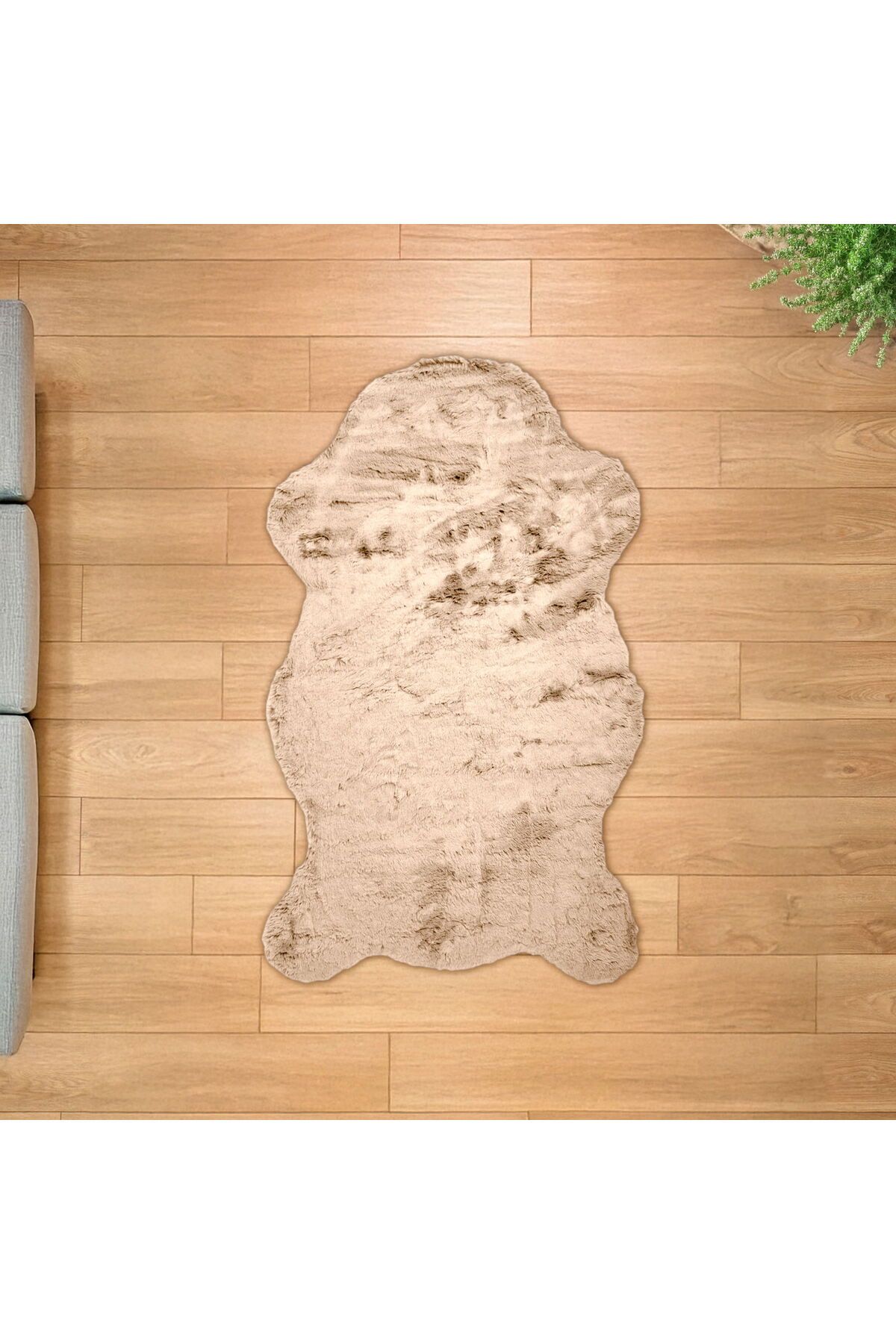 ASPARTAM Rachelle Post Halı - Kahverengi - 80x140 cm