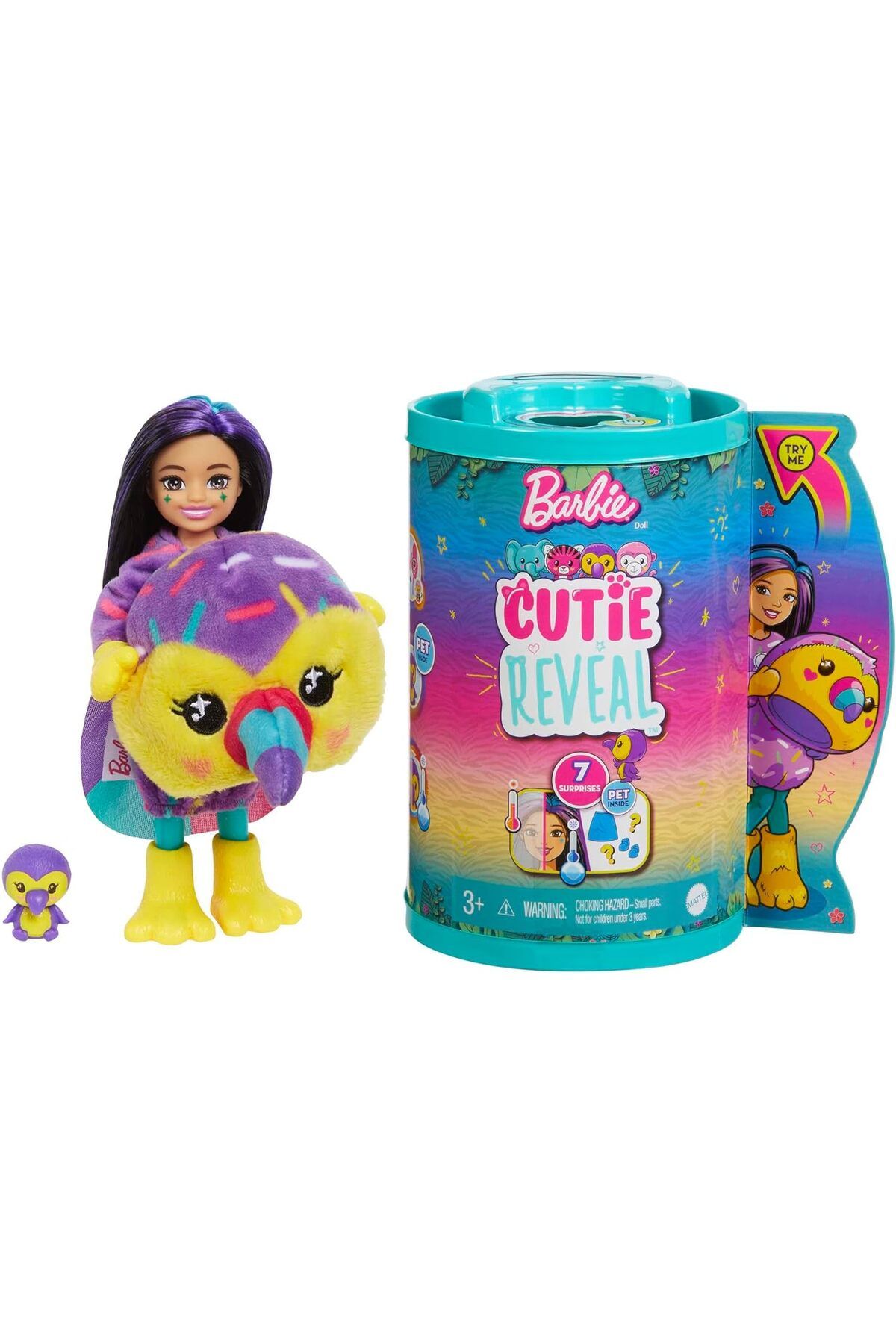 Mu Art Ahşap Mrt Cutie Reveal Bebekler Chelsea Tropikal Orman Serisi - Kuş, 3 yaş ve üzeri, HKR16 Art 871301