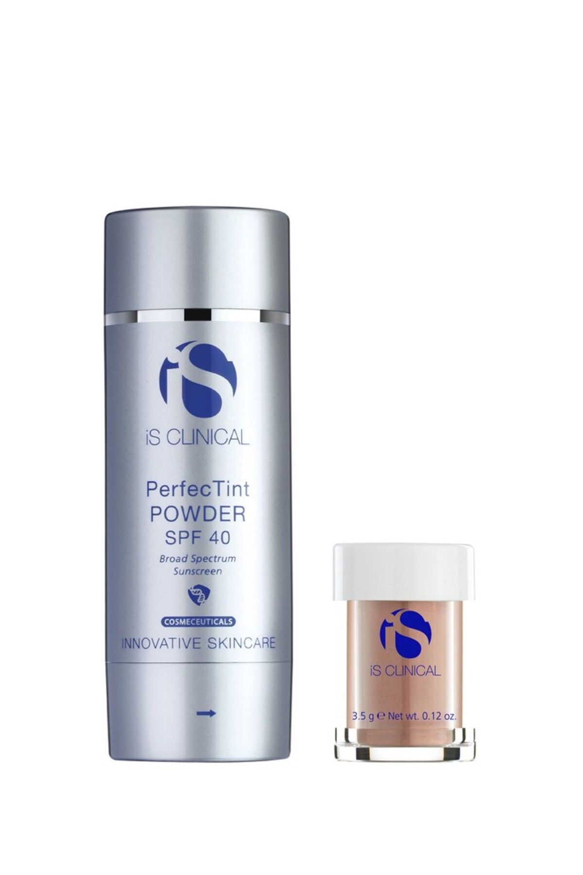 IS CLINICAL PerfecTint Powder SPF 40 Container Brush Beige 3.5 g x 2 Adet