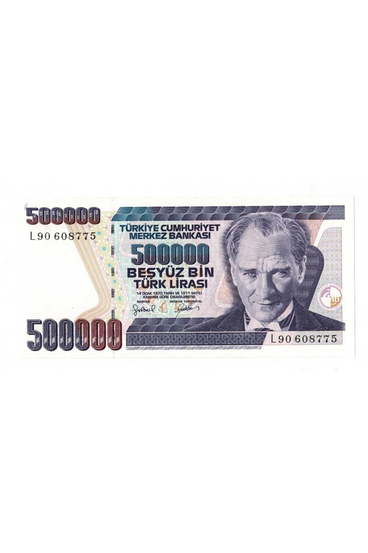 Gökçe Koleksiyon 7. Emisyon 4.Tertip 500.000 TL Seri L90 Çil TCK9616