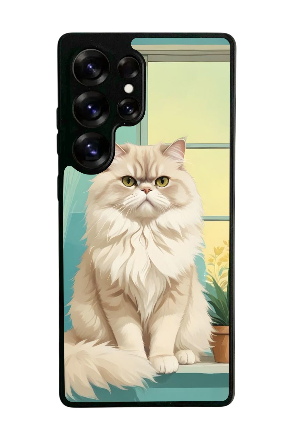 BGAKSESUAR Samsung Galaxy S25 Ultra Uyumlu Siyah Kılıf – Yumuşak Silikon, Koruyucu, Şok Emici Kapak
