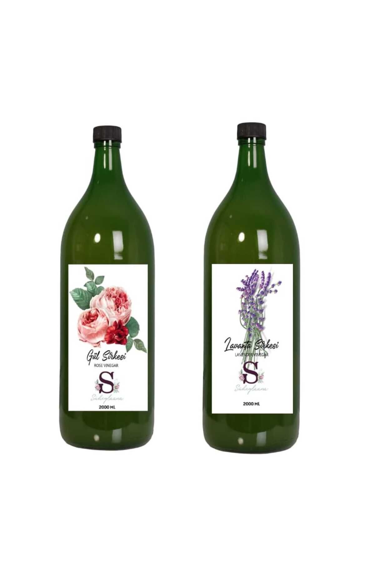Süheylaana Doğal Gül Sirkesi 2000 Ml - Doğal Lavanta Sirkesi 2000 Ml