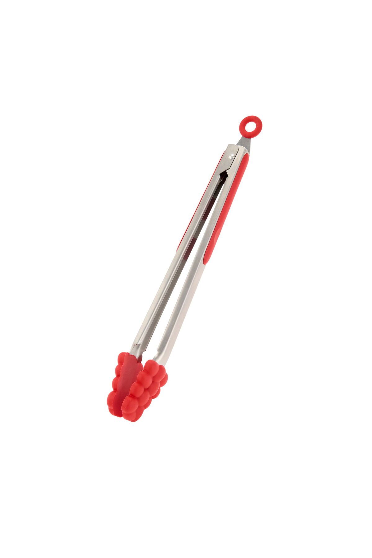 MATMEL With Love Metal Saplı Silikon Uçlu Uzun Servis Maşası - - 28 cm