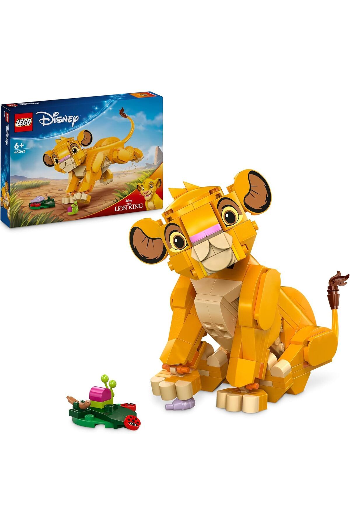 STOREMAX jvnnastore Yavru Aslan Kral Simba 43243 – 6 Yaş ve Üzeri Çocuklar İçin İnşa Edilebilen Yara