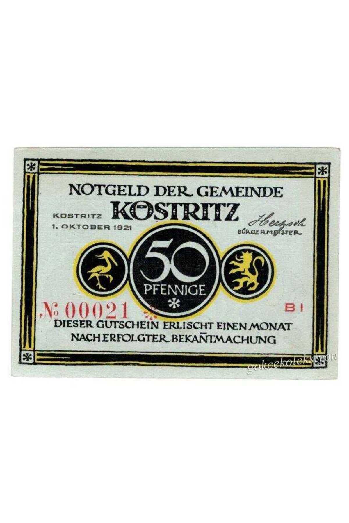 Gökçe Koleksiyon Almanya 50 Fenik YKP1056