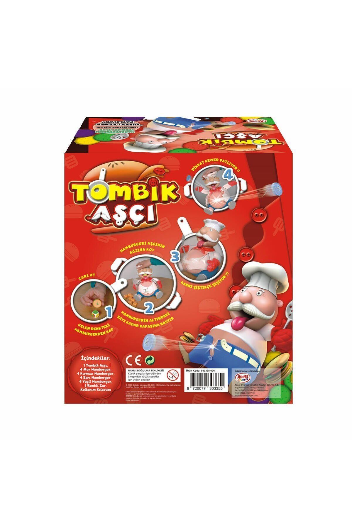 Easy Tedarik 930335 Tomy Tombik Aşçı 6-99 yaş