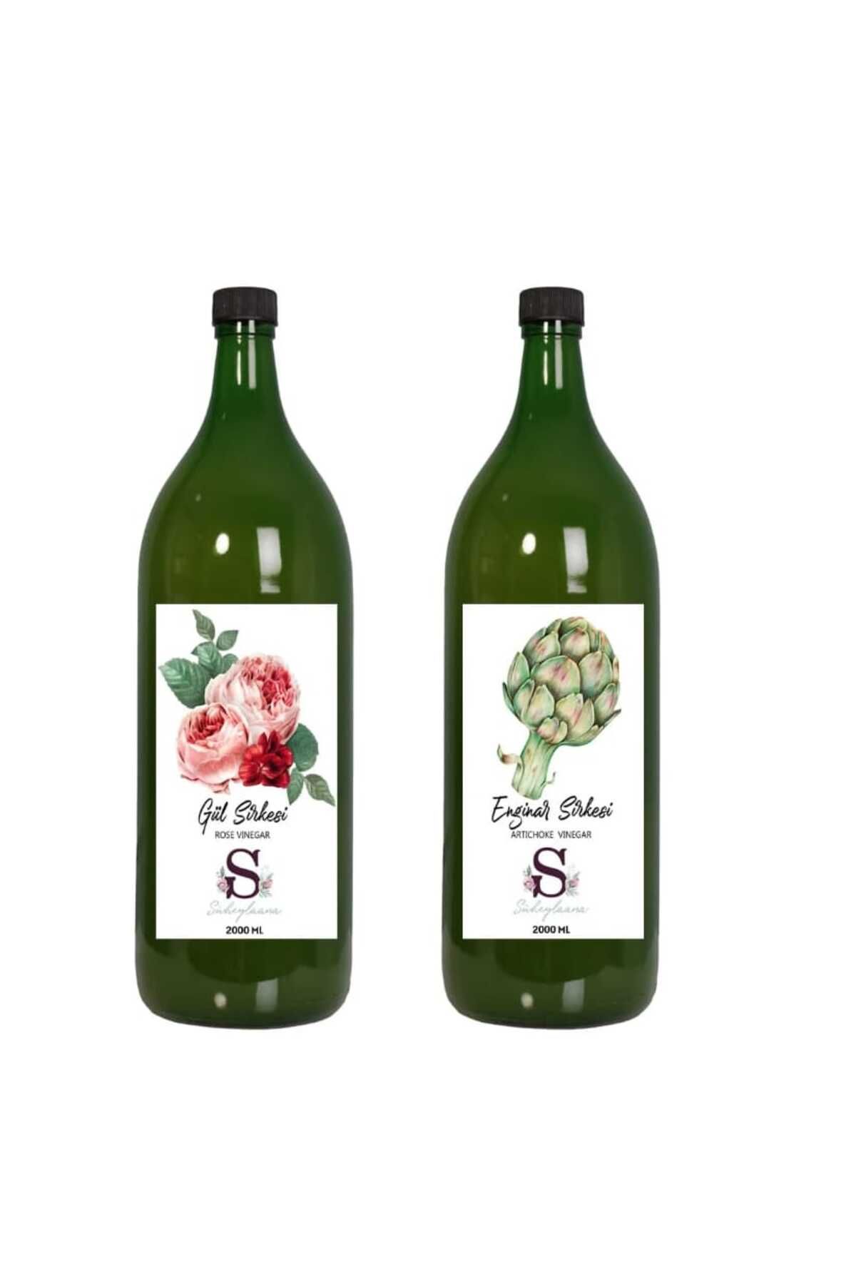 Süheylaana Doğal Gül Sirkesi 2000 Ml - Doğal Enginar Sirkesi 2000 Ml