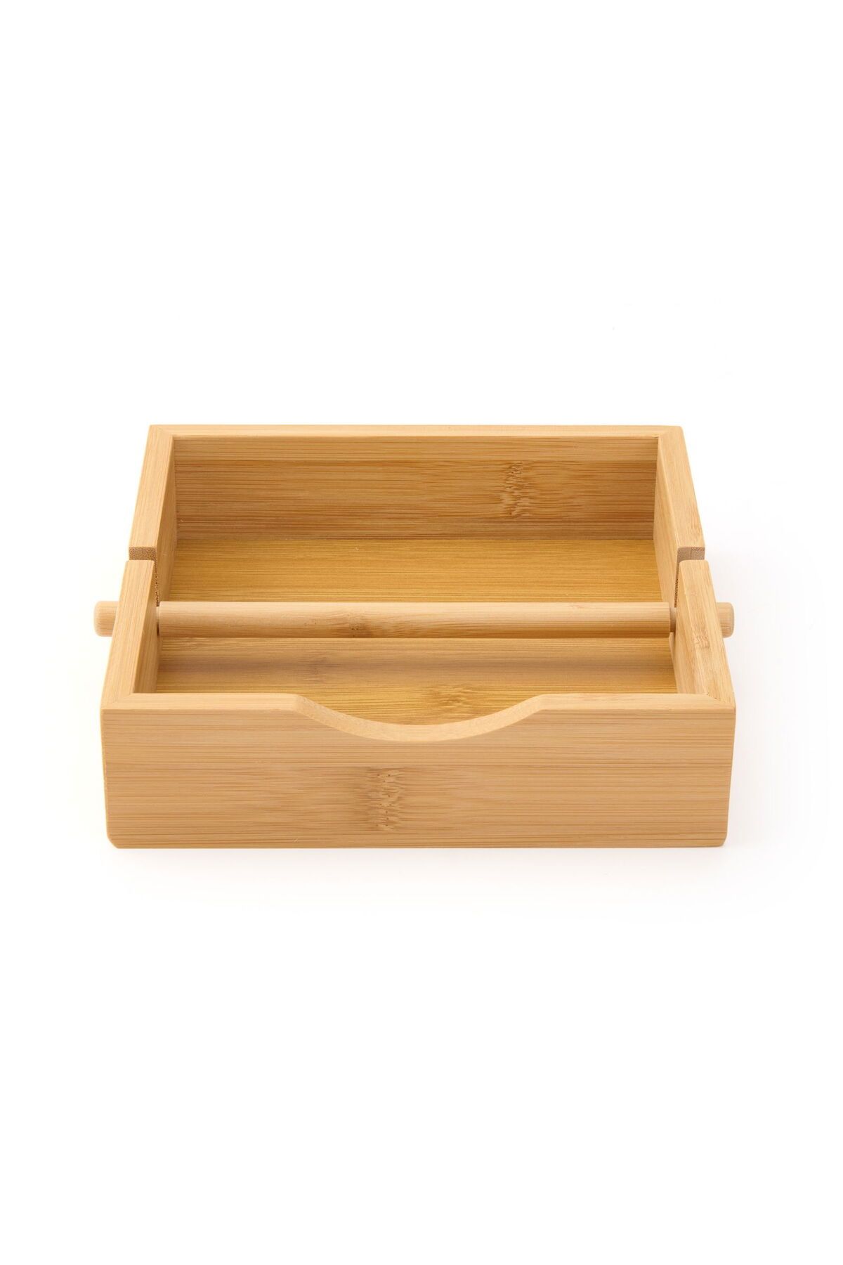 MATMEL Bambu Yatay Peçetelik - Kahverengi - 18 cm